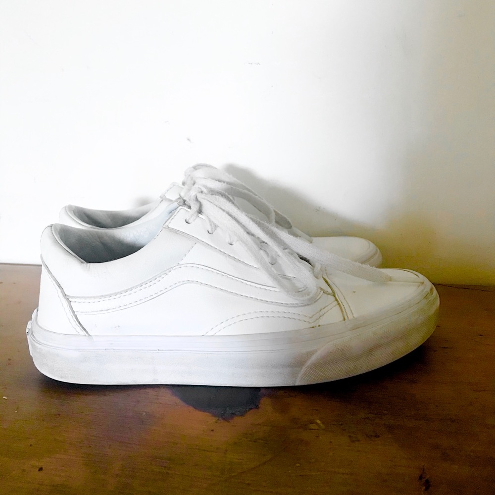 VANS WHITE CANVAS